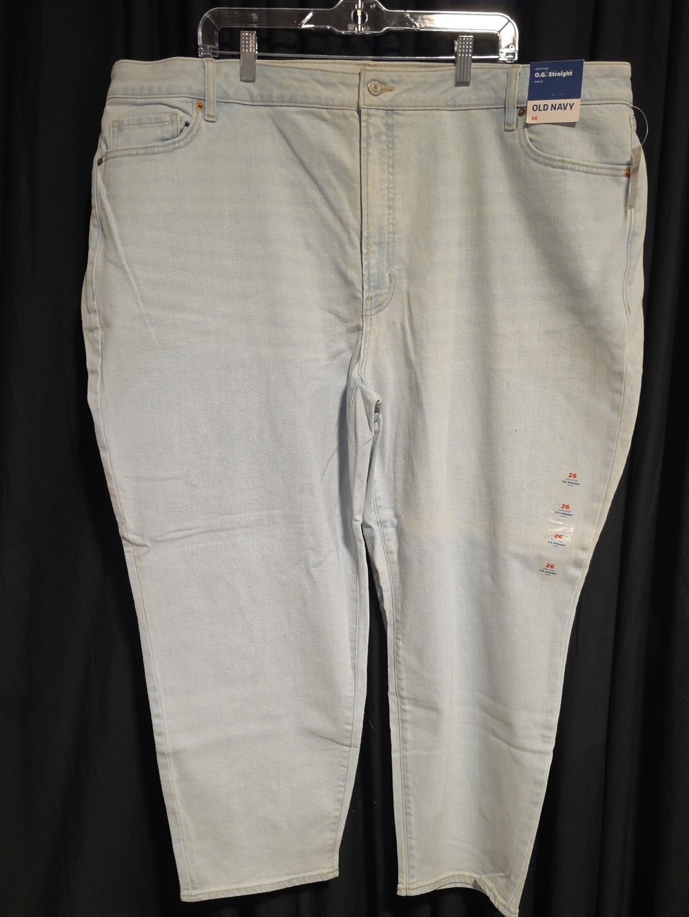 Old Navy Pale Blue Straight Leg Women’s Jeans
